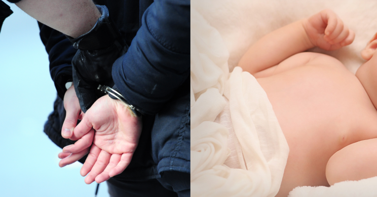 Die Tatverdächtigen sollen Handel mit Neugeborenen betrieben haben. Fotos: (links) dpa-Bildfunk/Daniel Reinhardt | (rechts) Pixabay