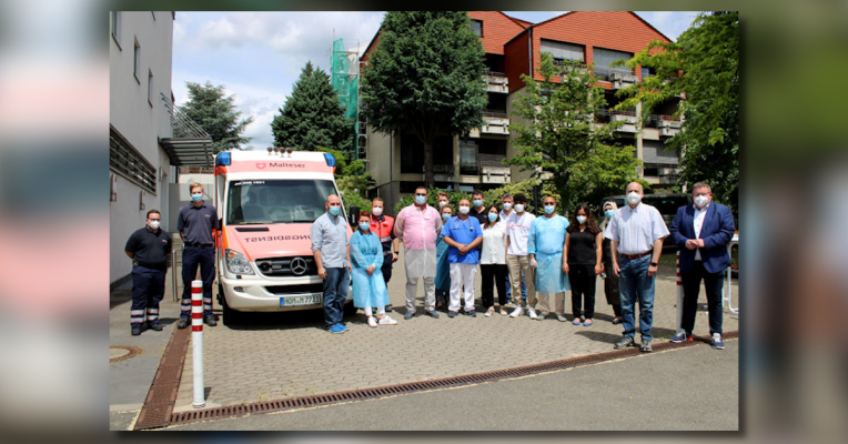 Hier zu sehen: die Helfer:innen der ersten Impfaktion in Homburg. Foto: homburg.de