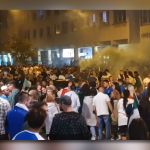 Hier zu sehen: Fans feiern den Sieg Italiens bei der EM in Neunkirchen. Screenshot: Facebook/Zeitbote-Saarland